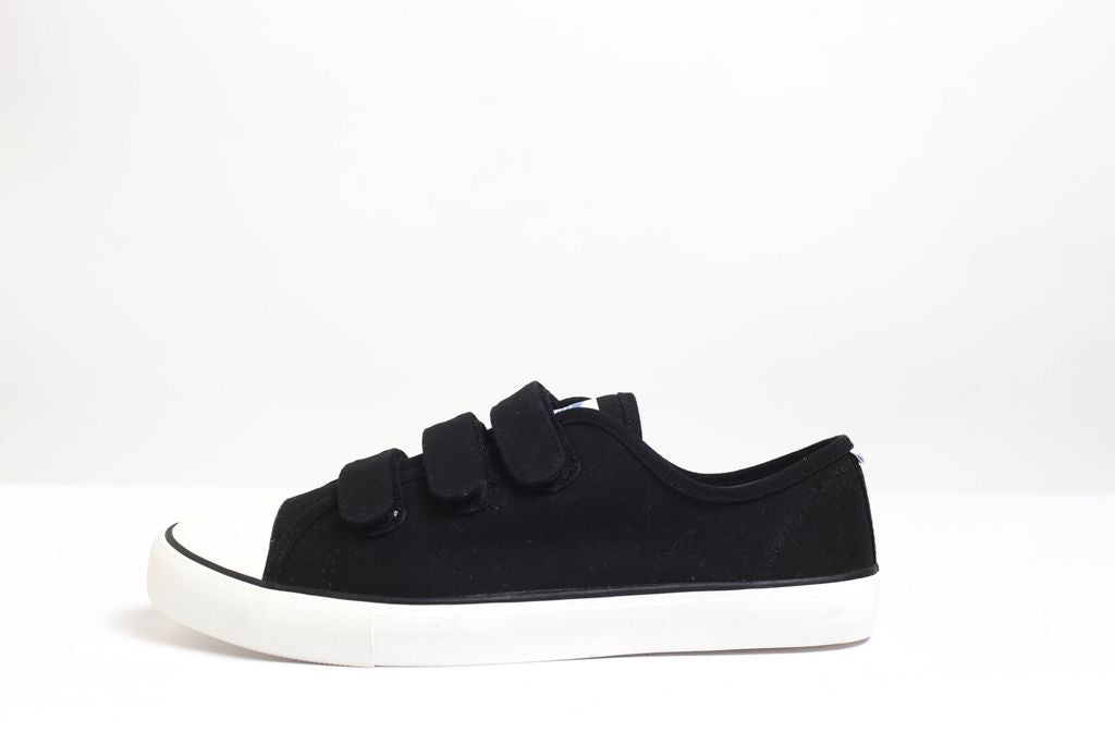 AKROS VELCRO RUNNERS SNEAKERS - BLACK