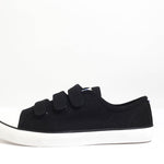 AKROS VELCRO RUNNERS SNEAKERS - BLACK